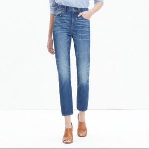 Madewell Straight Leg Crop High Rise Sz 28